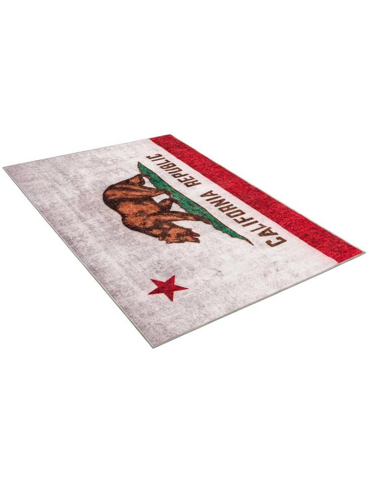 Detail image of  4' x 6' California The Flag Collection Rug