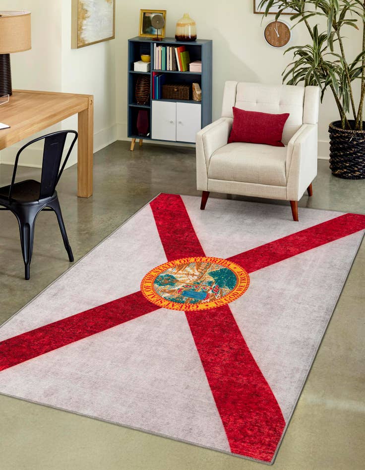 Detail image of  7' x 10' Florida The Flag Collection Rug