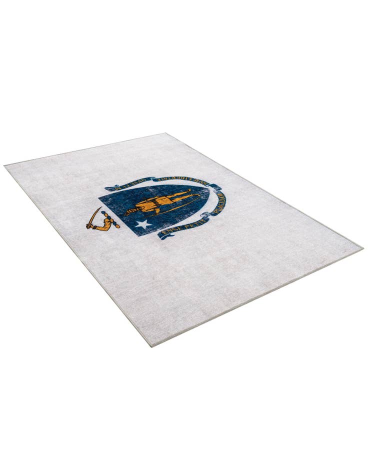 Detail image of  4' x 6' Massachusets The Flag Collection Rug