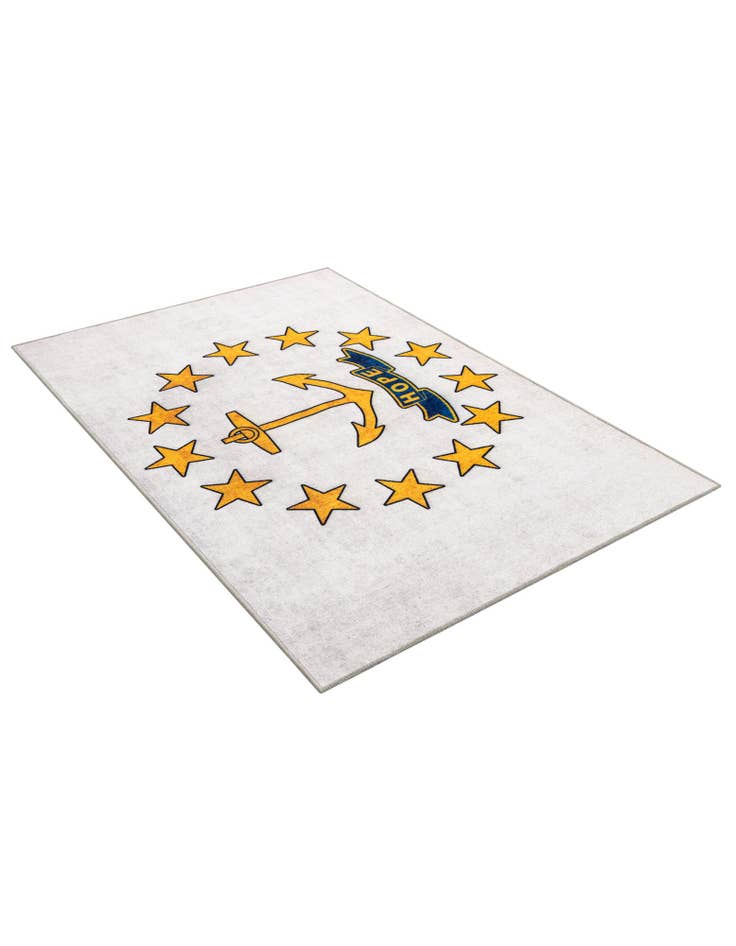 Detail image of  4' x 6' Rhode Island The Flag Collection Rug