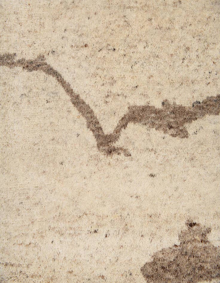 Detail image of  4' 1 x 6'  Hand Knotted Tibet Wool Rug