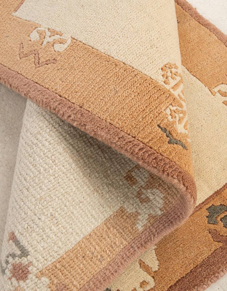 Detail image of  2' 2 x 3' 4  Hand Knotted Tibet Wool Rug