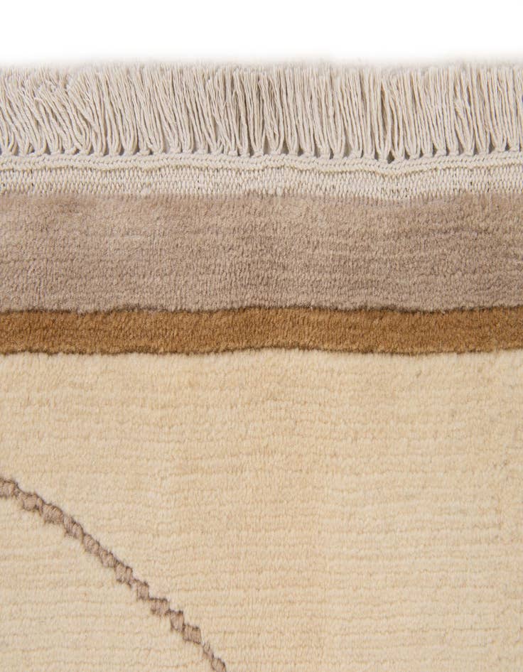 Detail image of  5' 8 x 7' 11  Hand Knotted Tibet Rug