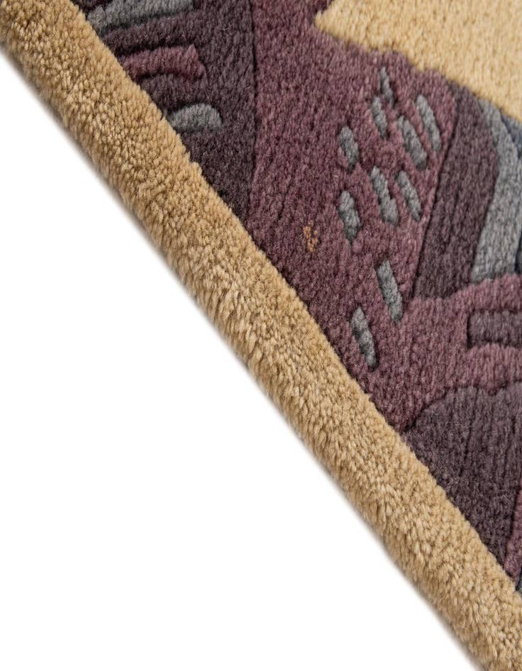 Detail image of  2' 1 x 2' 11  Hand Knotted Tibet Wool Rug