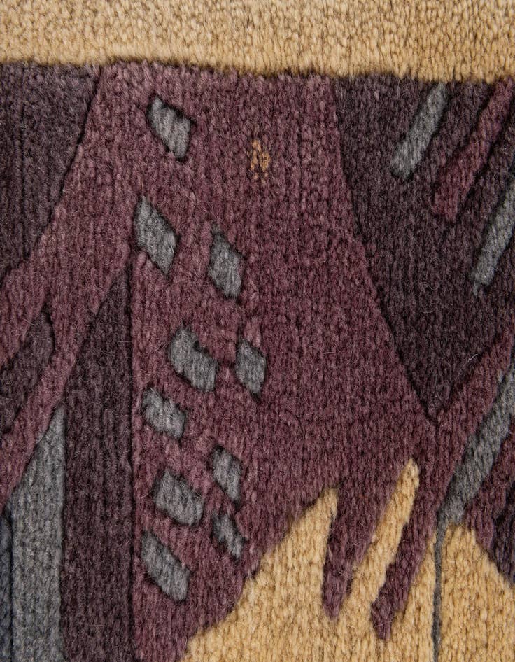 Detail image of  2' 1 x 2' 11  Hand Knotted Tibet Wool Rug