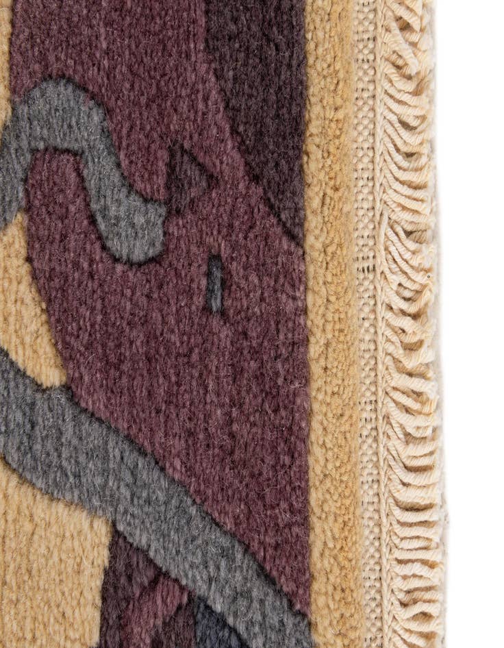 Detail image of  2' 1 x 2' 11  Hand Knotted Tibet Wool Rug