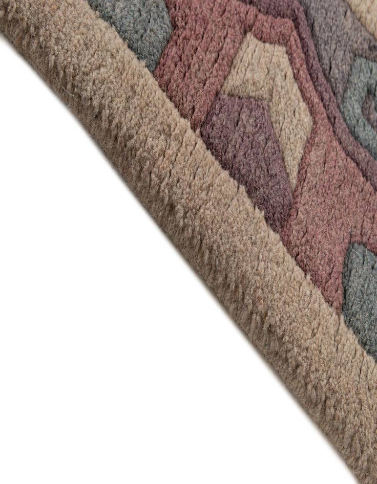 Detail image of  4' 2 x 5' 7  Hand Knotted Tibet Wool Rug