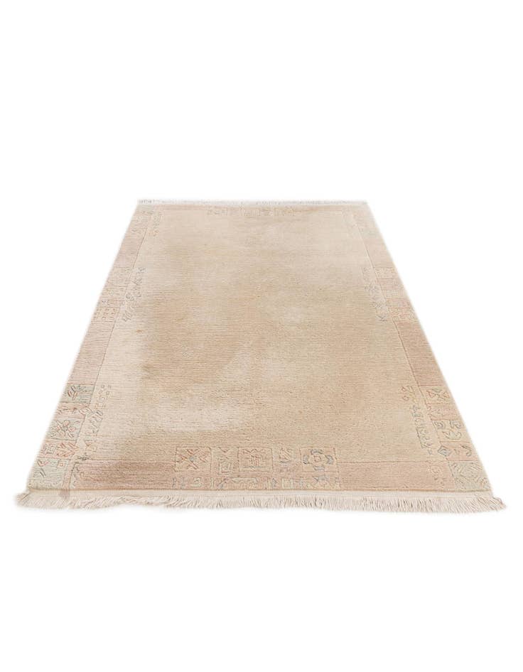 Detail image of  4' x 5' 9  Hand Knotted Tibet Wool Rug