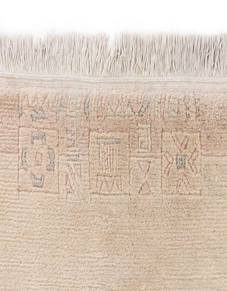 Detail image of  4' x 5' 9  Hand Knotted Tibet Wool Rug