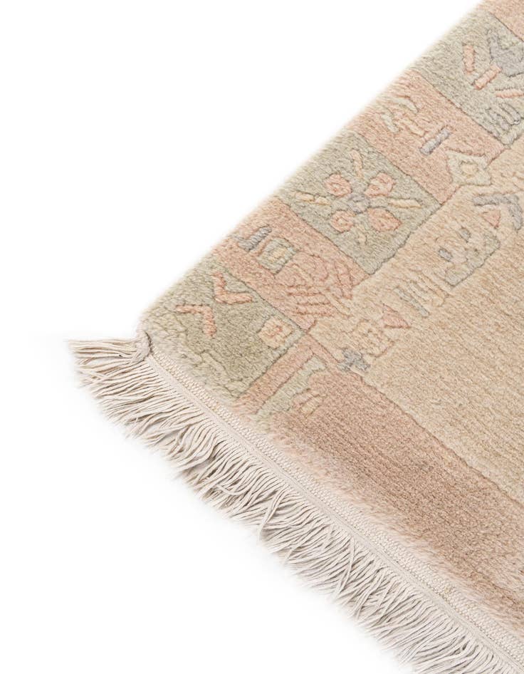 Detail image of  4' x 5' 9  Hand Knotted Tibet Wool Rug