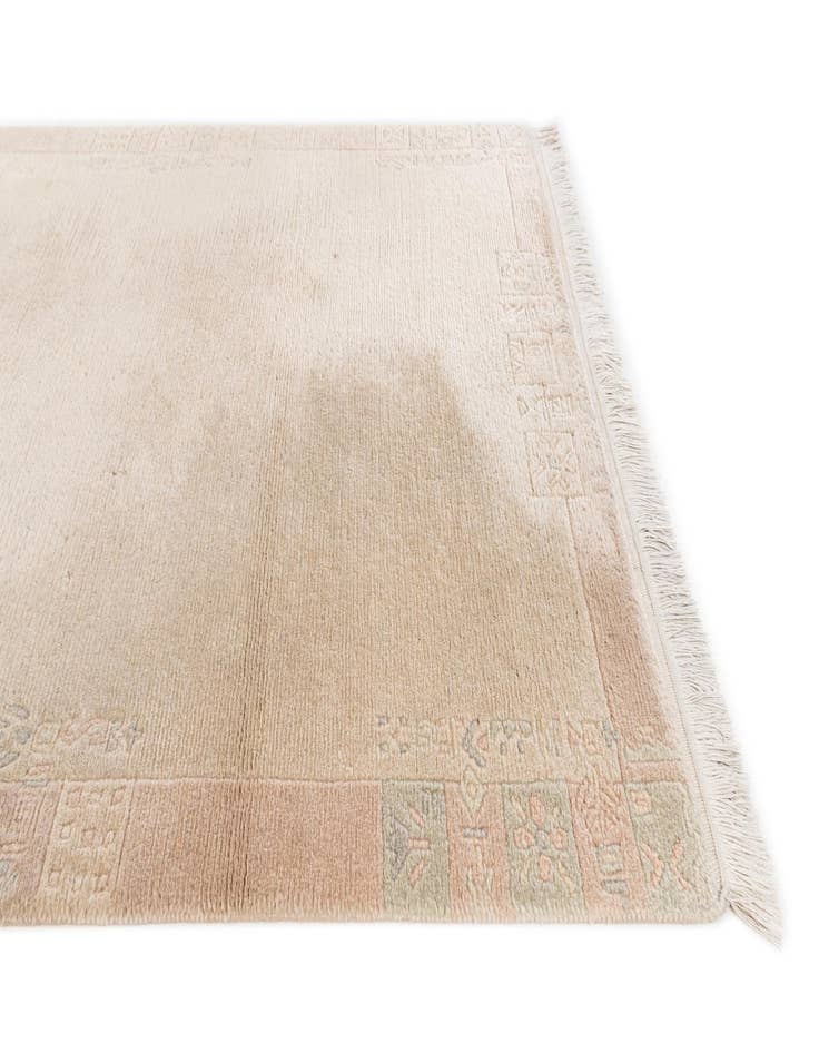 Detail image of  4' x 5' 9  Hand Knotted Tibet Wool Rug