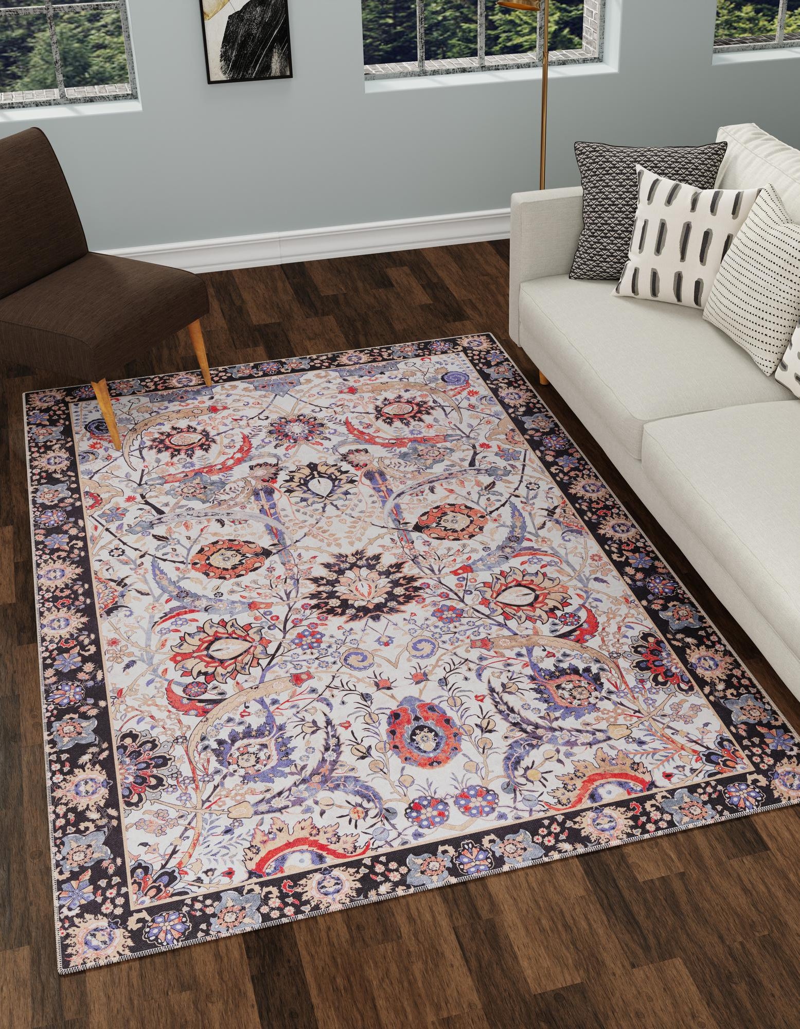 Ivory 3' 6 x 5' 6 Timeless Rug | Rugs.com