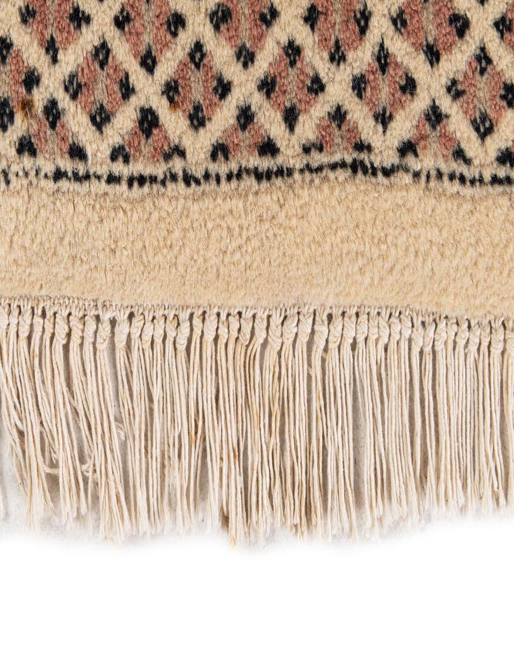 Detail image of  5' 3 x 8' 3  Hand Knotted Torkaman Oriental Wool Rug