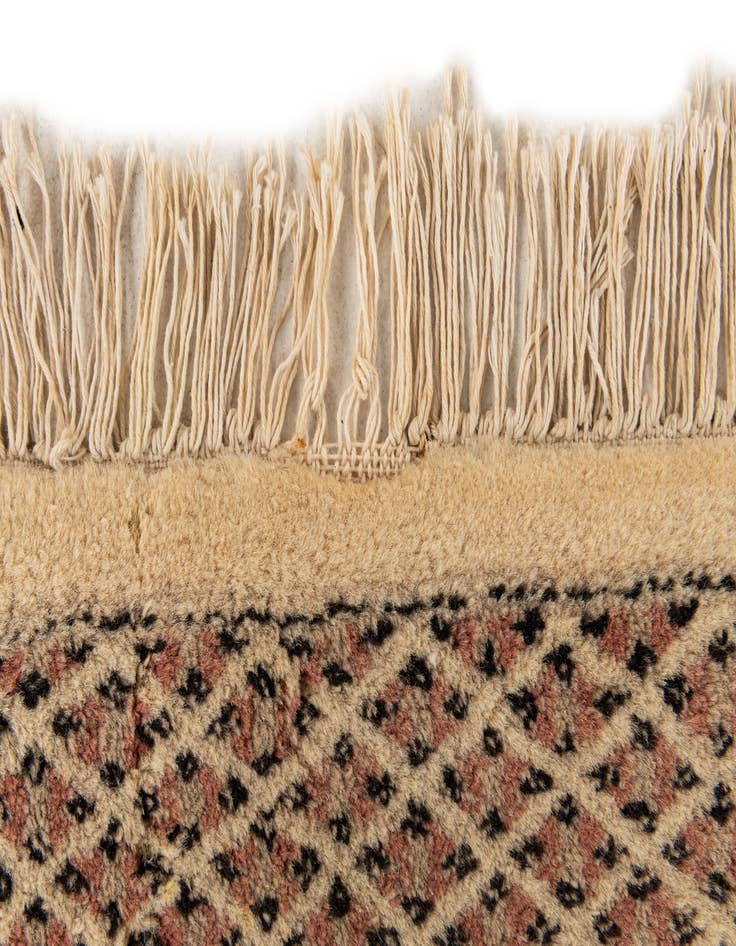 Detail image of  5' 3 x 8' 3  Hand Knotted Torkaman Oriental Wool Rug