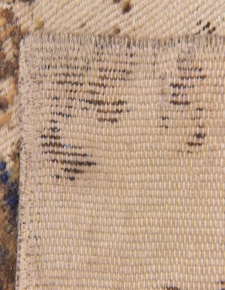 Detail image of  2' 9 x 5' 9  Hand Knotted Ultra Vintage Persian Wool Rug