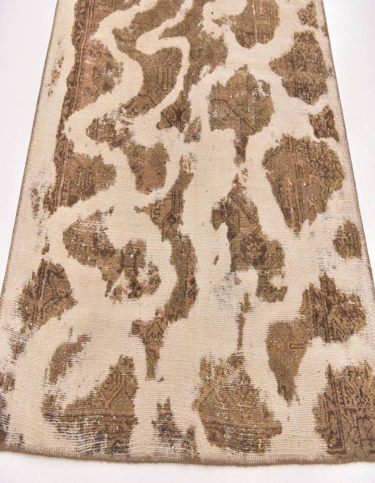 Detail image of  4' x 5' 3  Hand Knotted Ultra Vintage Persian Wool Rug