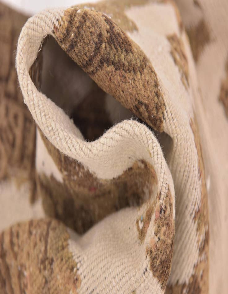 Detail image of  4' x 5' 3  Hand Knotted Ultra Vintage Persian Wool Rug