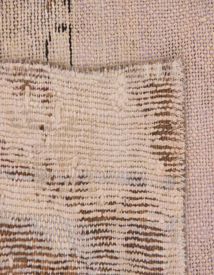 Detail image of  6' x 7' 8  Hand Knotted Ultra Vintage Persian Wool Rug