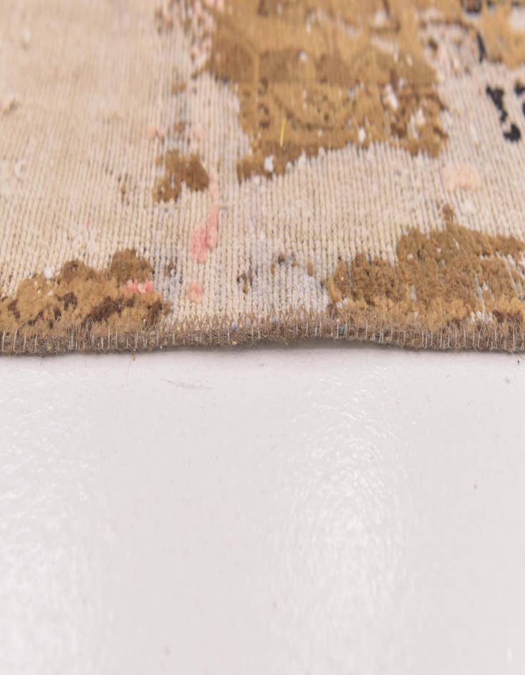 Detail image of  6' x 7' 8  Hand Knotted Ultra Vintage Persian Wool Rug