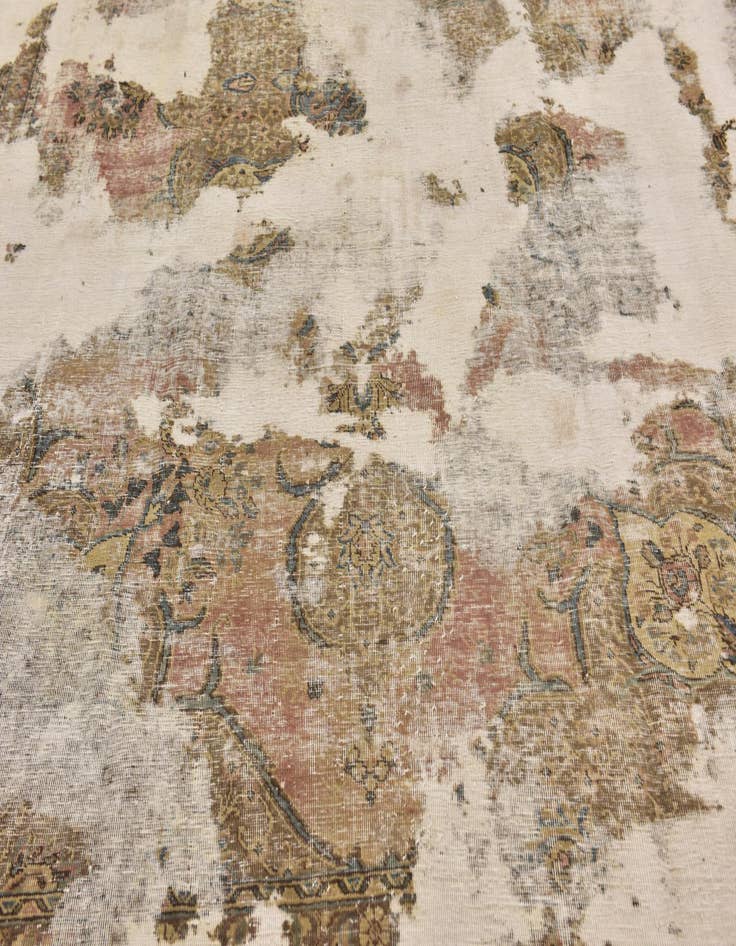 Detail image of  8' 4 x 11' 7  Hand Knotted Ultra Vintage Persian Wool Rug