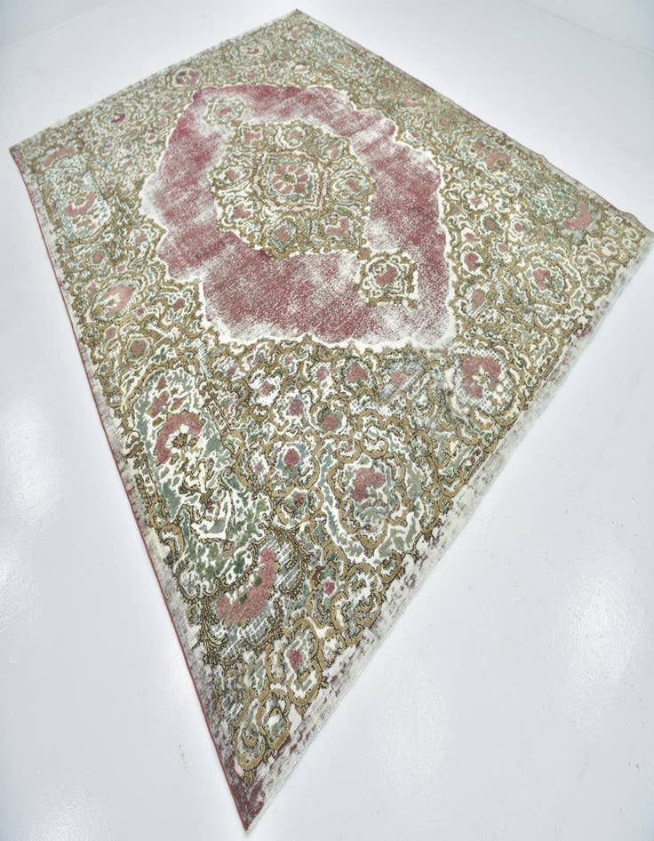 Detail image of  9' 10 x 12' 7  Hand Knotted Ultra Vintage Persian Wool Rug