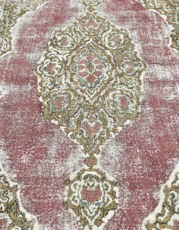 Detail image of  9' 10 x 12' 7  Hand Knotted Ultra Vintage Persian Wool Rug