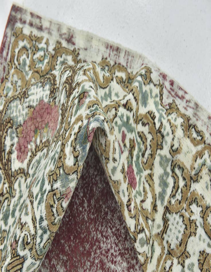 Detail image of  9' 10 x 12' 7  Hand Knotted Ultra Vintage Persian Wool Rug