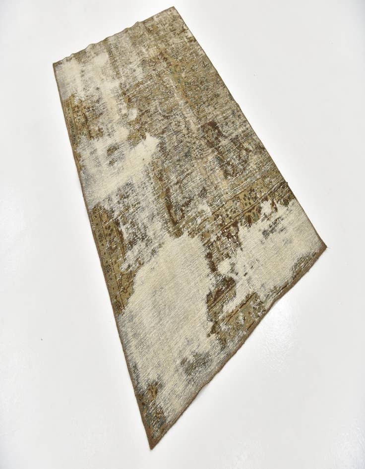 Detail image of  4' 2 x 6' 4  Hand Knotted Ultra Vintage Persian Wool Rug