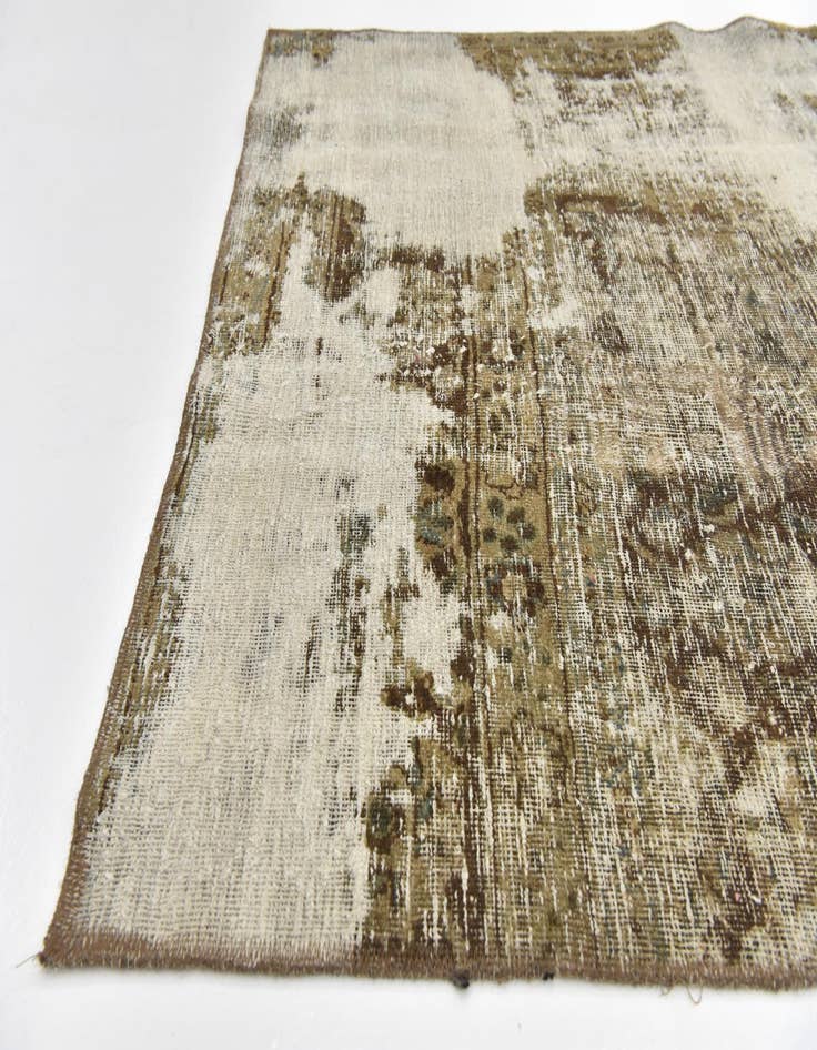 Detail image of  4' 2 x 6' 4  Hand Knotted Ultra Vintage Persian Wool Rug