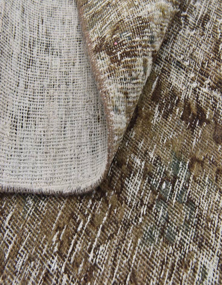 Detail image of  4' 2 x 6' 4  Hand Knotted Ultra Vintage Persian Wool Rug