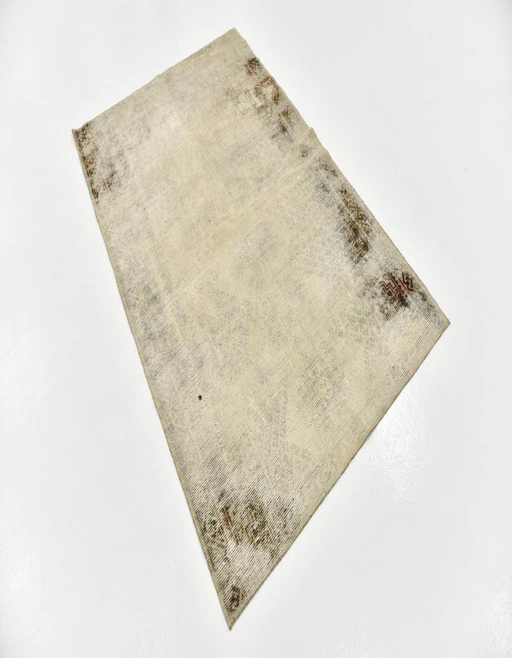 Detail image of  3' 9 x 5' 8  Hand Knotted Ultra Vintage Persian Wool Rug