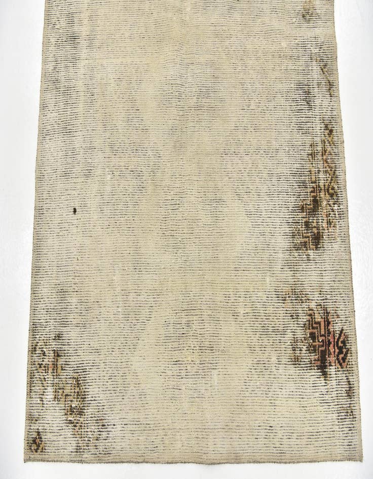 Detail image of  3' 9 x 5' 8  Hand Knotted Ultra Vintage Persian Wool Rug