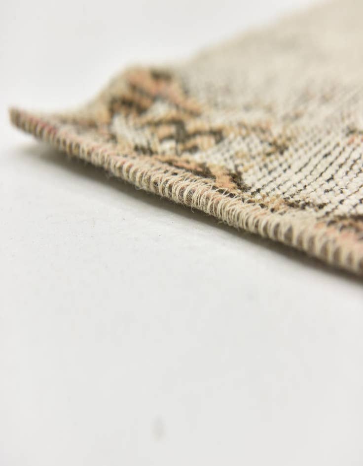 Detail image of  3' 9 x 5' 8  Hand Knotted Ultra Vintage Persian Wool Rug