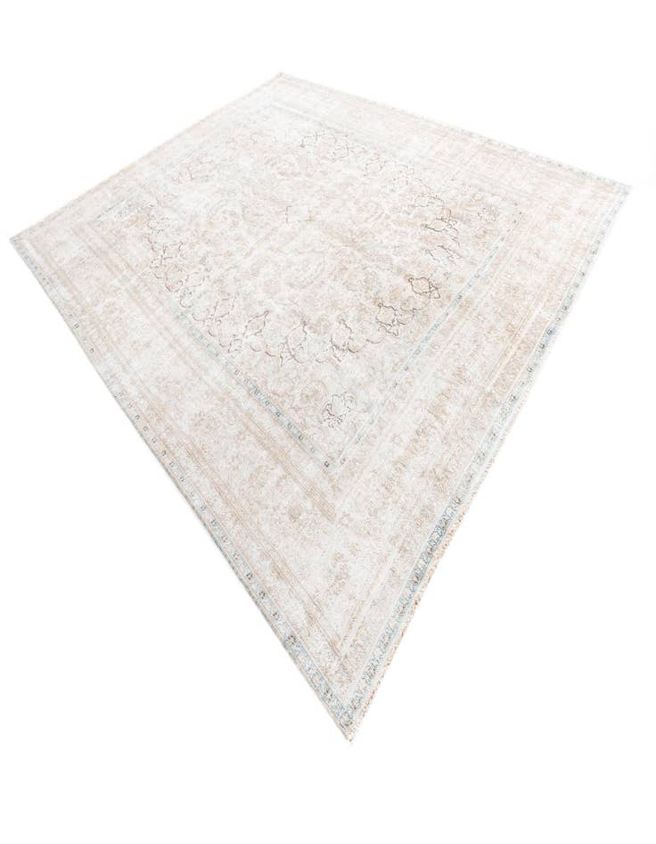 Detail image of  10' x 12' 4  Hand Knotted Ultra Vintage Persian Wool Rug