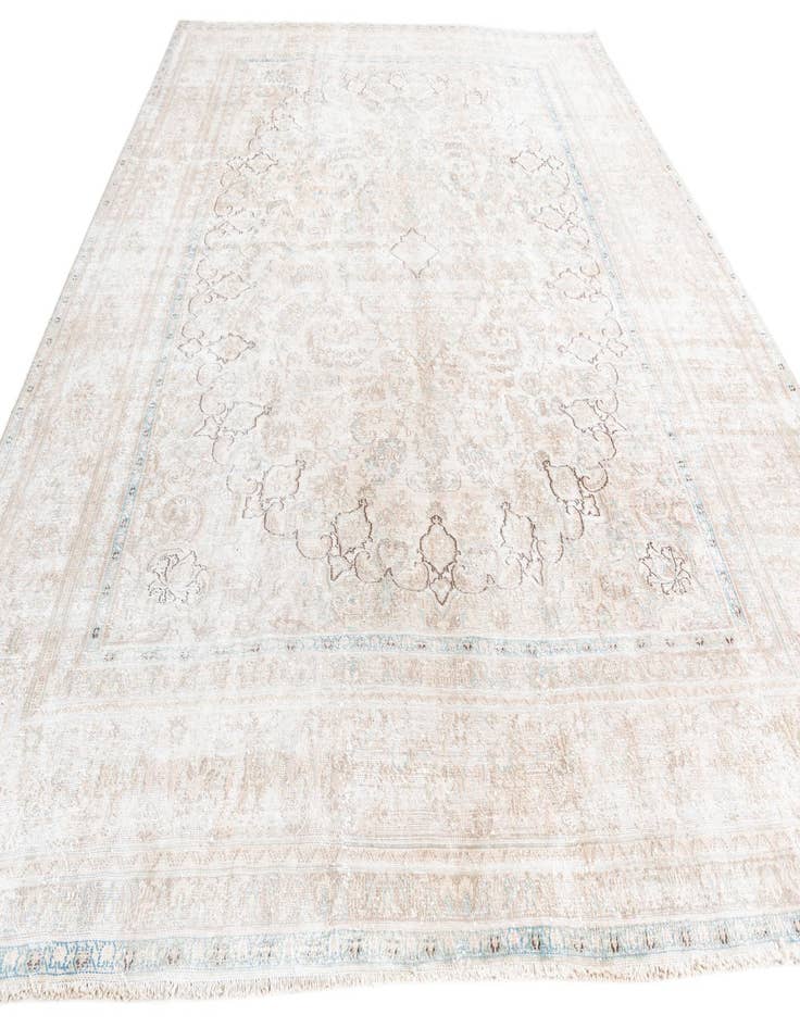 Detail image of  10' x 12' 4  Hand Knotted Ultra Vintage Persian Wool Rug