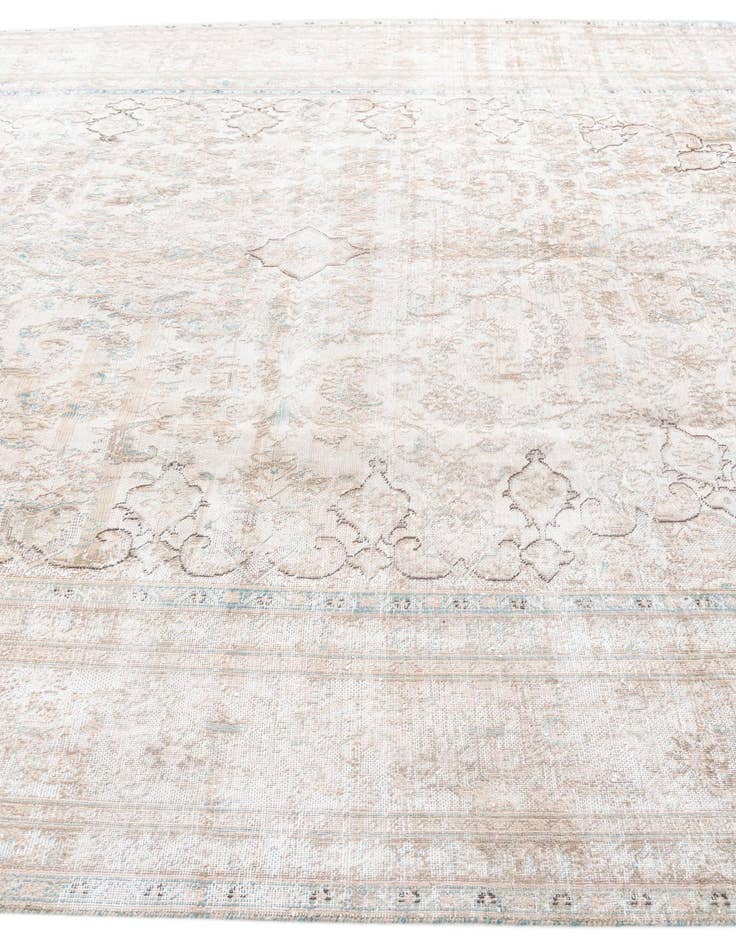 Detail image of  10' x 12' 4  Hand Knotted Ultra Vintage Persian Wool Rug