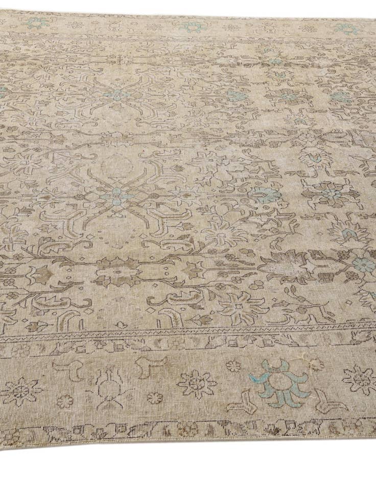 Detail image of  9' 6 x 12' 6  Hand Knotted Ultra Vintage Persian Wool Rug