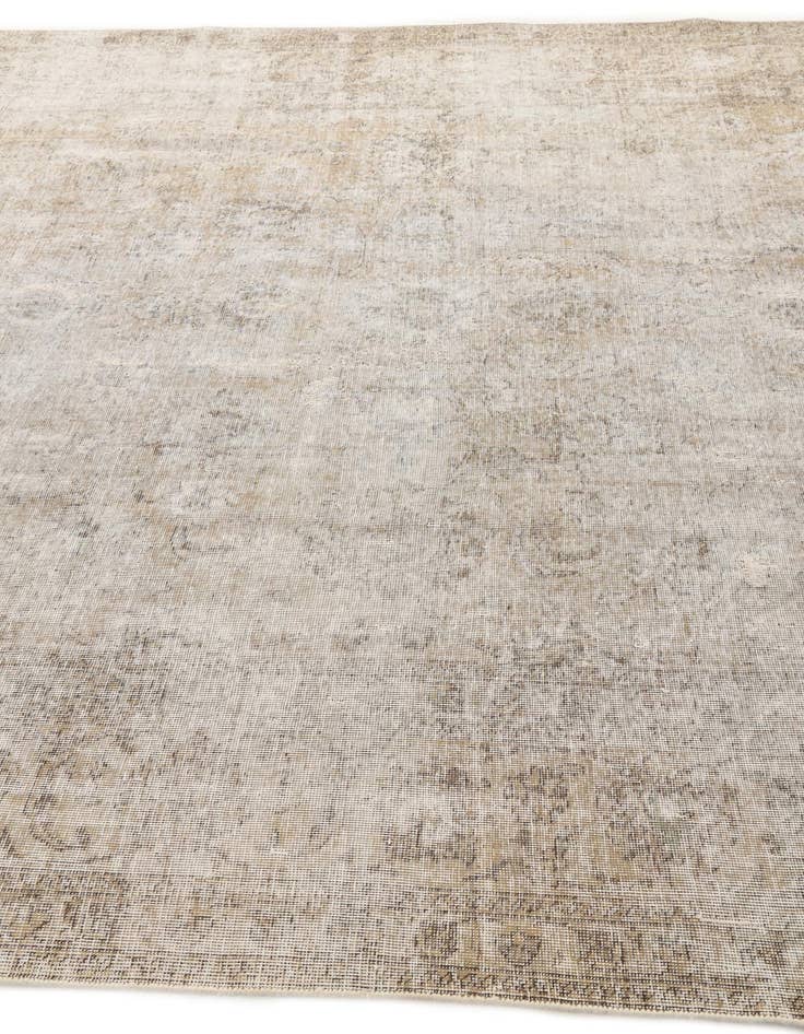 Detail image of  8' x 10' 10  Hand Knotted Ultra Vintage Persian Wool Rug