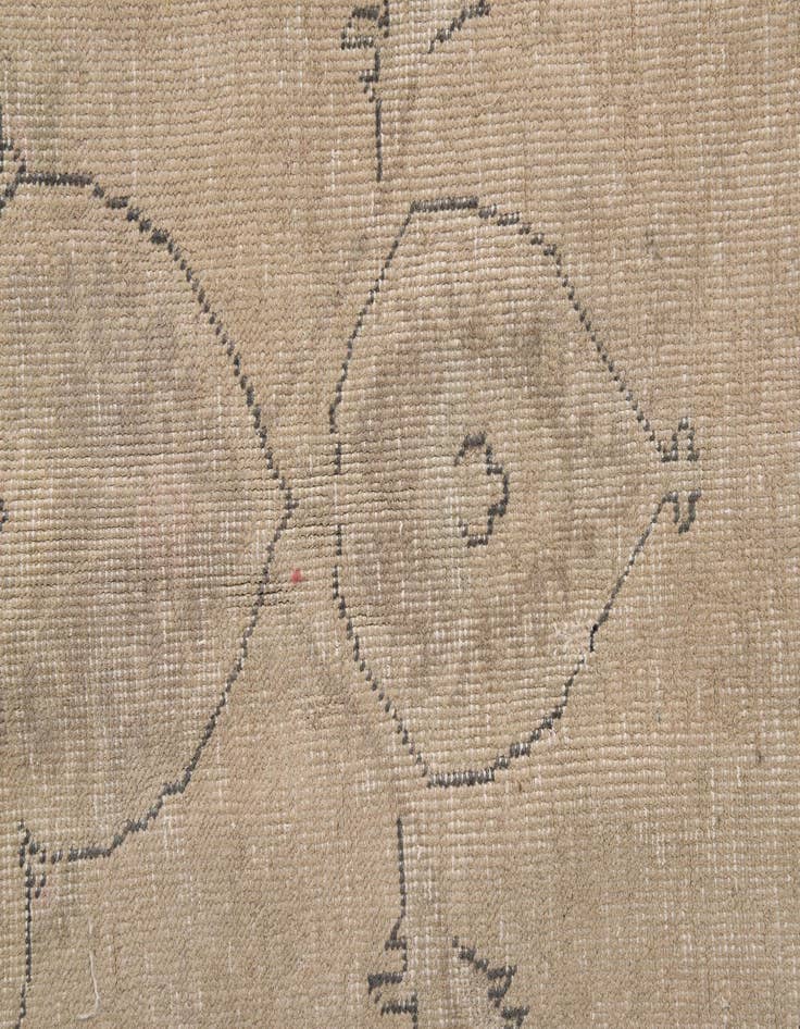 Detail image of  10' x 13'  Hand Knotted Ultra Vintage Persian Wool Rug