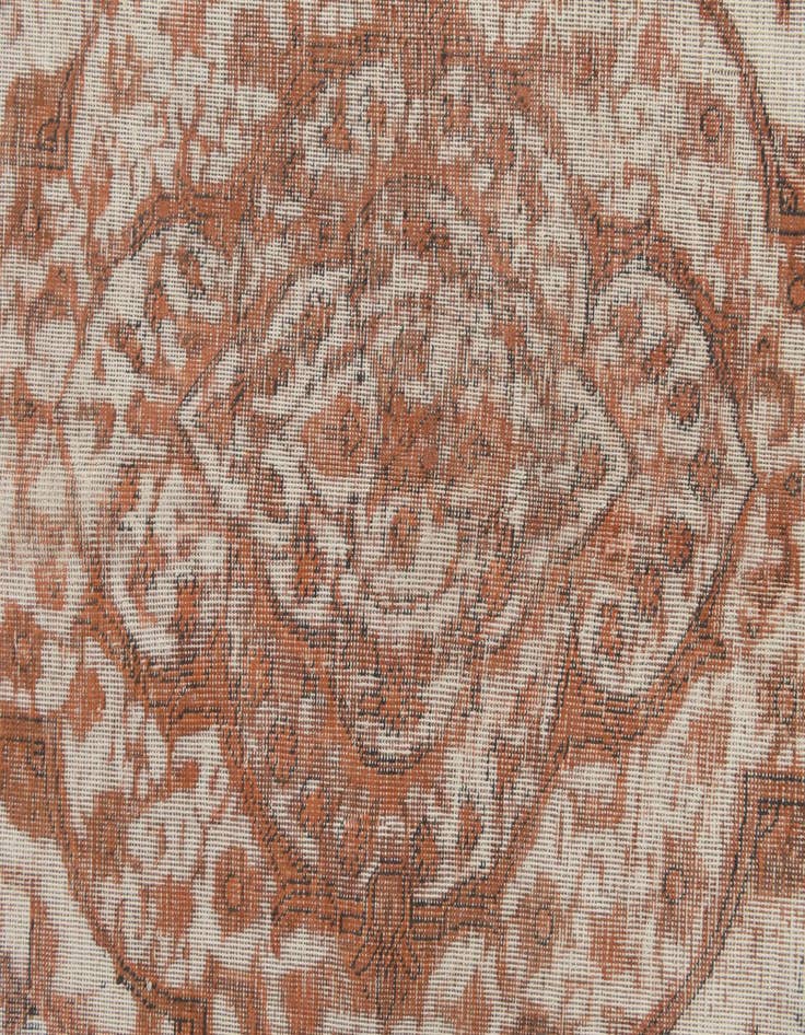Detail image of  9' 4 x 13'  Hand Knotted Ultra Vintage Persian Wool Rug