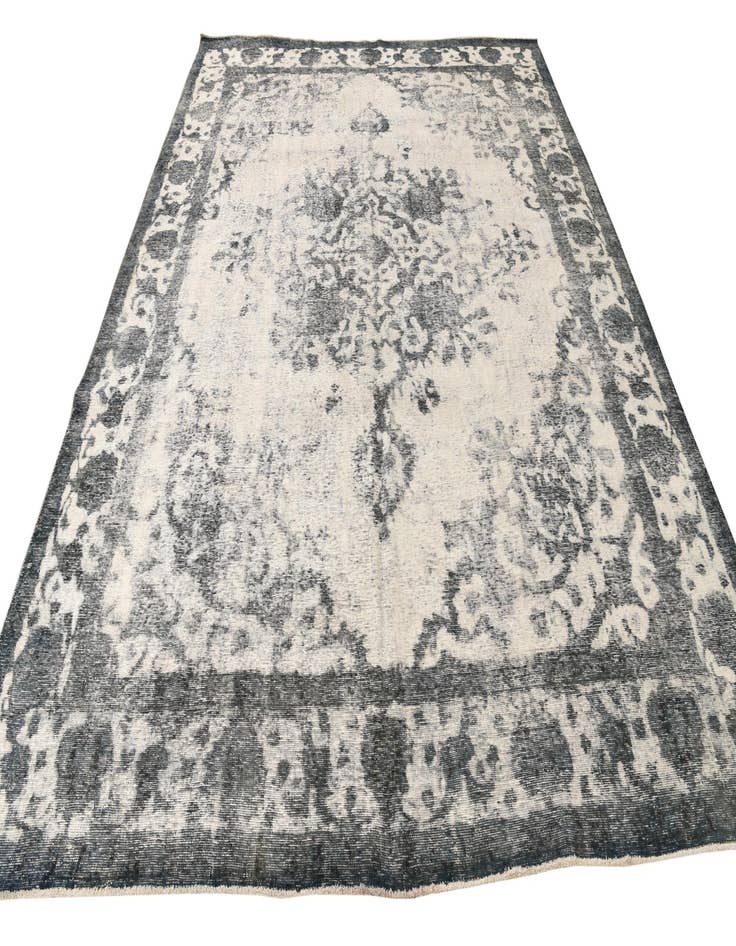 Detail image of  9' x 11' 9  Hand Knotted Ultra Vintage Persian Wool Rug