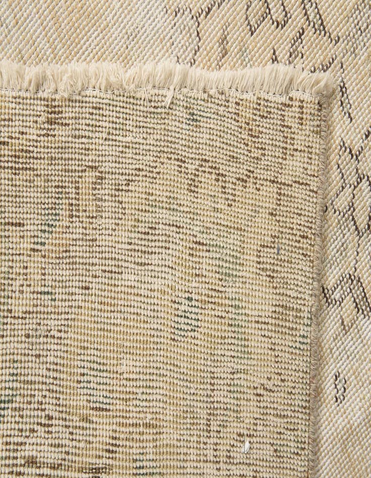 Detail image of  6' 6 x 10'  Hand Knotted Ultra Vintage Persian Wool Rug