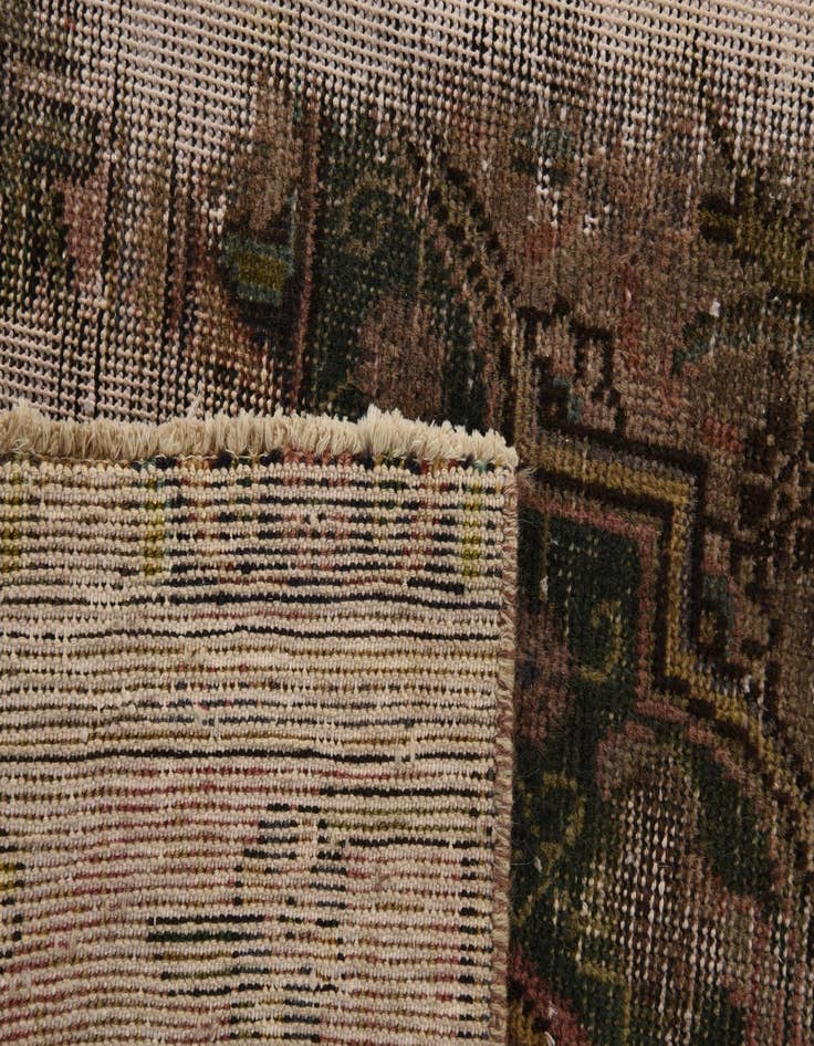 Detail image of  8' 11 x 12' 7  Hand Knotted Ultra Vintage Persian Wool Rug
