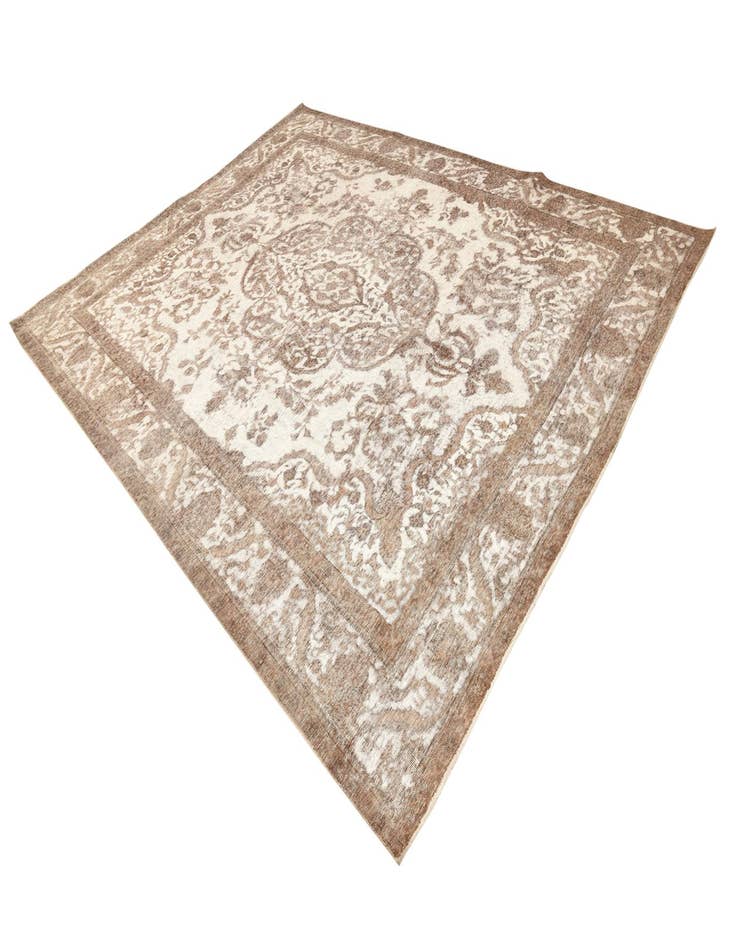 Detail image of  9' 8 x 12' 4  Hand Knotted Ultra Vintage Persian Wool Rug