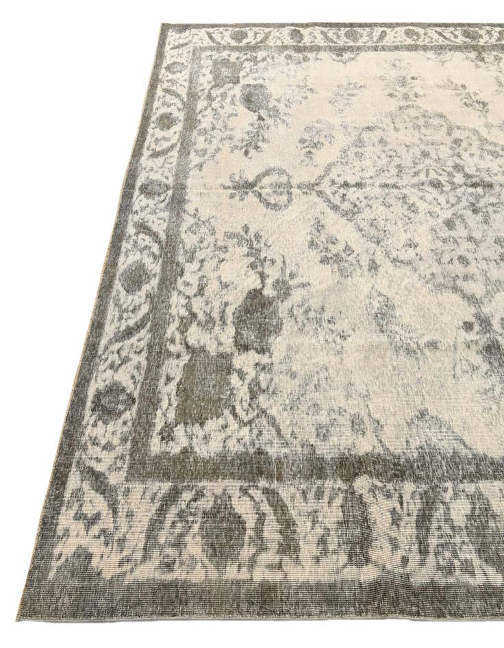Detail image of  9' 6 x 12' 3  Hand Knotted Ultra Vintage Persian Wool Rug