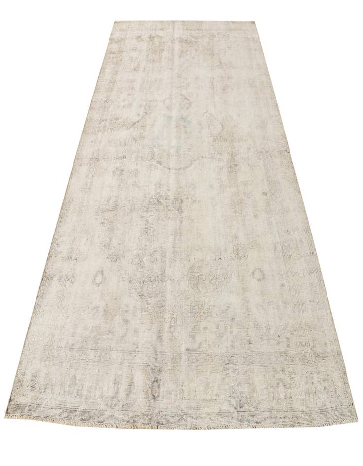 Detail image of  6' 8 x 10'  Hand Knotted Ultra Vintage Persian Wool Rug