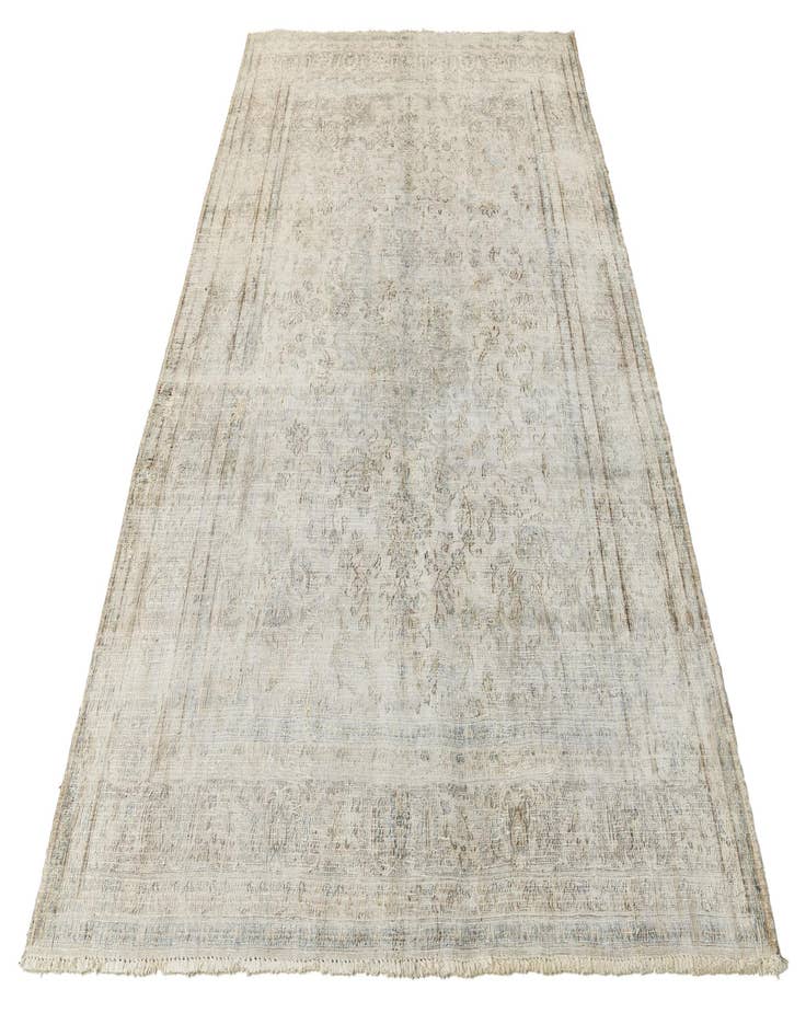 Detail image of  6' 5 x 9' 5  Hand Knotted Ultra Vintage Persian Wool Rug