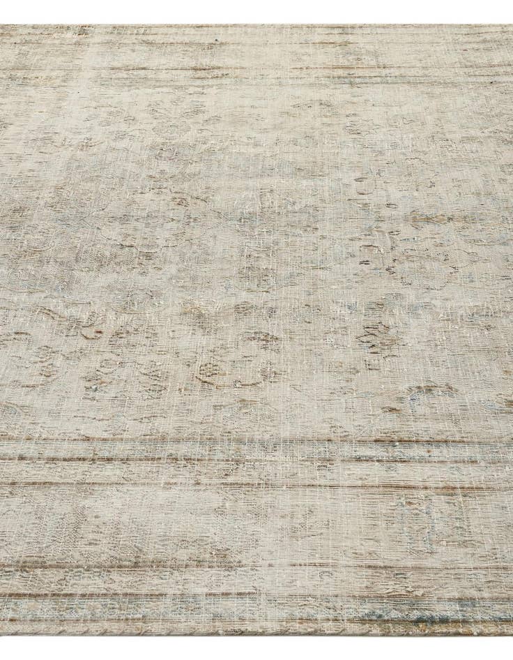 Detail image of  6' 5 x 9' 5  Hand Knotted Ultra Vintage Persian Wool Rug