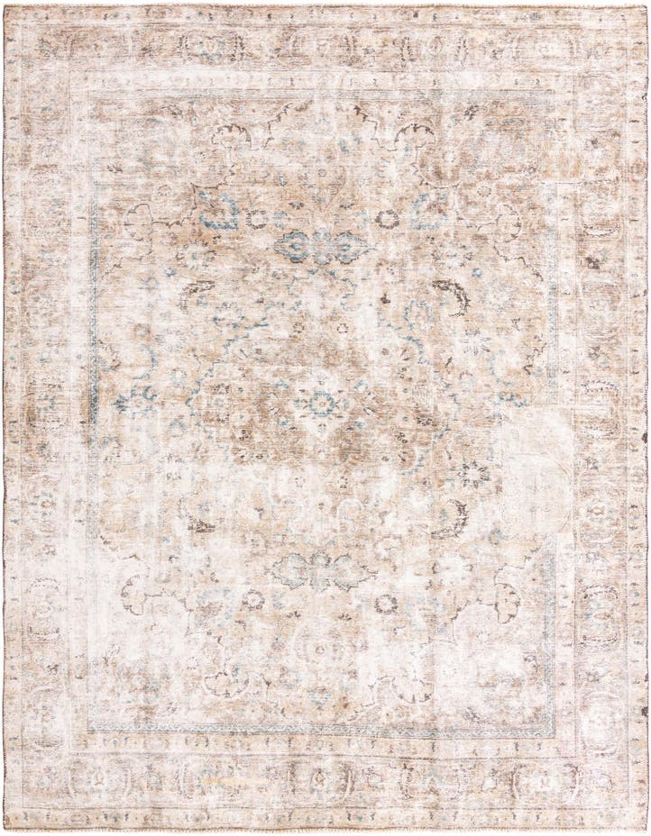  8' 3 x 12'  Hand Knotted Ultra Vintage Persian W...