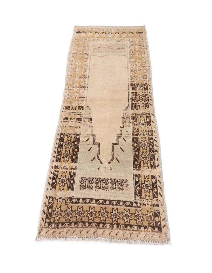 Detail image of  3' x 5'  Hand Knotted Ultra Vintage Persian Wool Rug